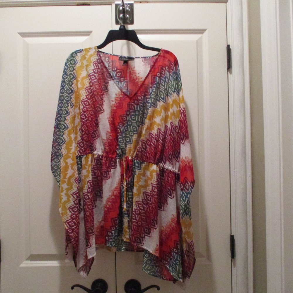 Lane Bryant flowy coverup